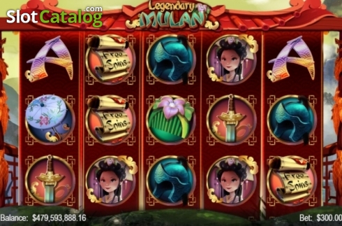 Скрин2. Legendary Mulan слот