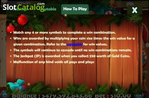 Скрин7. Advent Wins слот