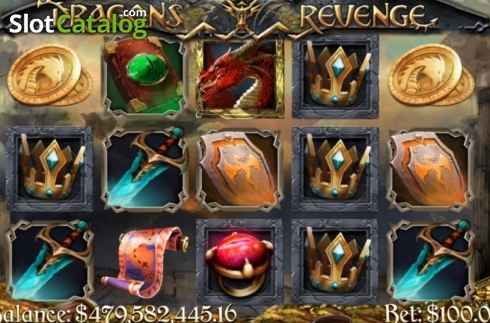 Скрин2. Dragons Revenge (Mobilots) слот