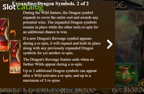 Скрин7. Dragons Revenge (Mobilots) слот