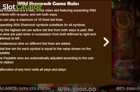 Скрин8. Wild Shamrock (Mobilots) слот