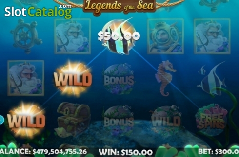 Скрин3. Legends of the Sea (Mobilots) слот