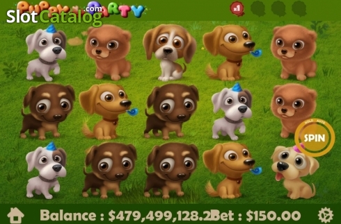Скрин2. Puppy Party слот