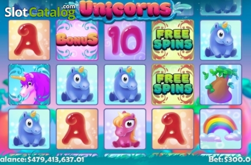 Скрин2. Unicorns слот