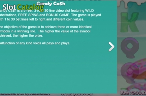 Скрин7. Candy Cash (Mobilots) слот