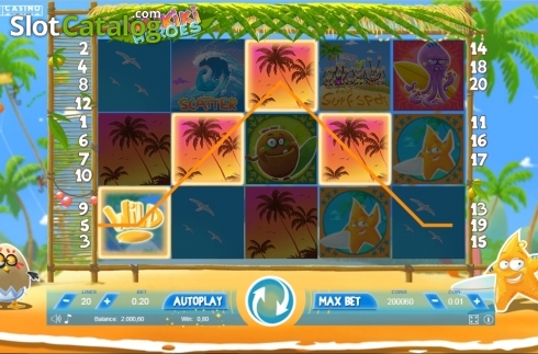 Скрин3. Waikiki heroes слот