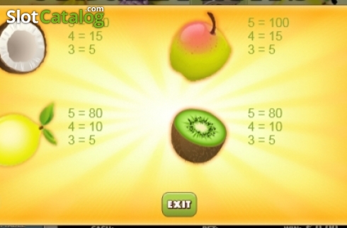 Скрин5. Jungle Fruits слот