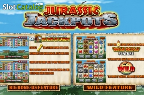 Скрин3. Jurassic Jackpots слот