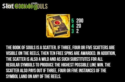 Скрин8. Book of Souls (Spearhead Studios) слот