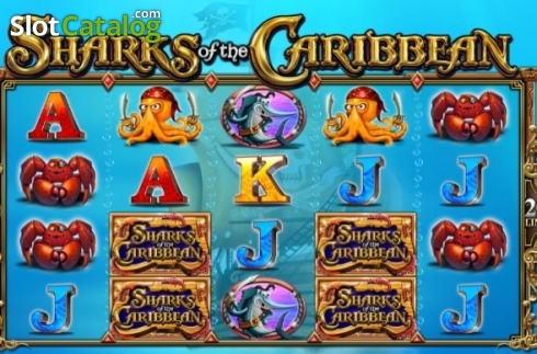 Скрин2. Sharks of the Caribbean слот
