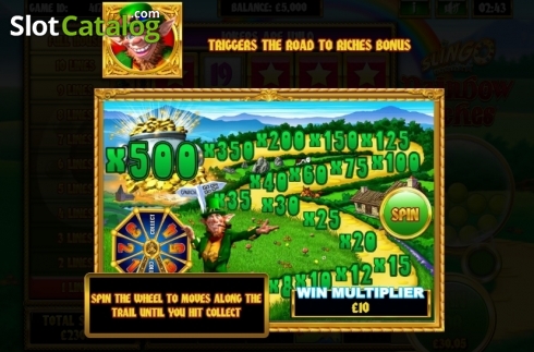 Скрин4. Slingo Rainbow Riches слот