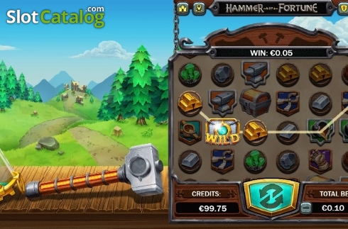 Скрин3. Hammer of Fortune слот