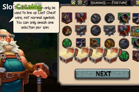 Скрин5. Hammer of Fortune слот