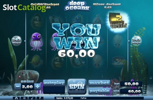 Скрин4. Deep Oceans слот