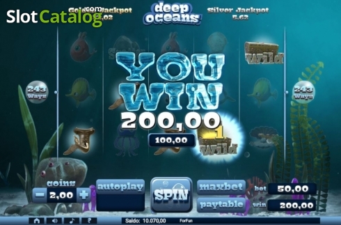 Скрин5. Deep Oceans слот