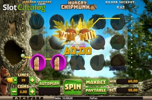 Скрин6. Hungry Chipmunk слот