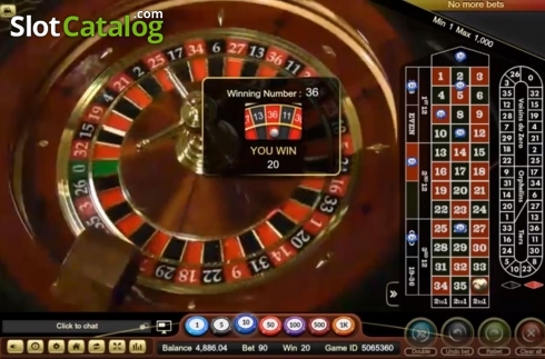 Скрин3. Auto Roulette Live Casino (Ezugi) слот