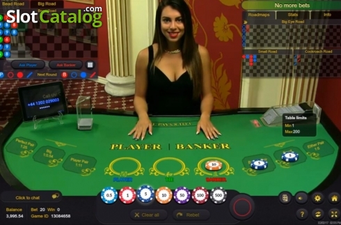 Скрин2. Baccarat Live Casino (Ezugi) слот