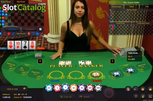 Скрин3. Baccarat Live Casino (Ezugi) слот