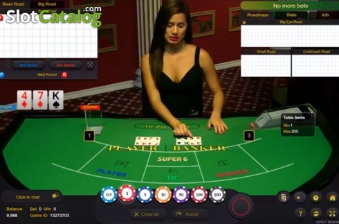 Скрин3. Baccarat Super 6 Live Casino слот