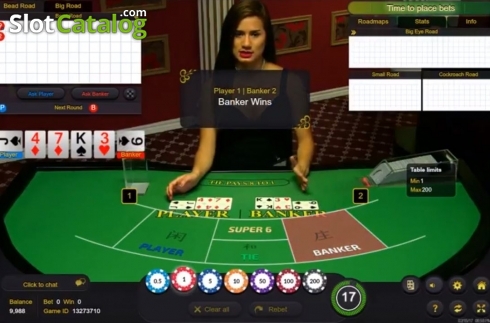 Скрин4. Baccarat Super 6 Live Casino слот