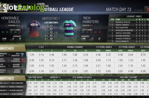 Скрин2. Virtual Football (Leap Gaming) слот