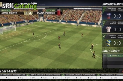 Скрин4. Virtual Football (Leap Gaming) слот