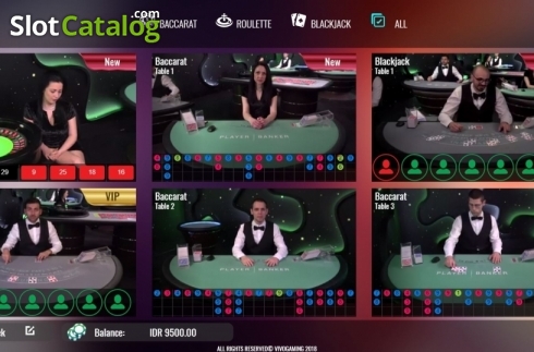 Скрин2. Lobby Live Casino (Vivogaming) слот