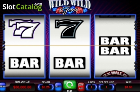 Скрин2. Wild Wild Gems слот