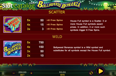 Скрин6. Bollywood Bonanza слот