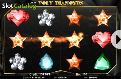 Скрин2. Poly Diamonds слот