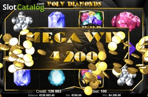 Скрин5. Poly Diamonds слот