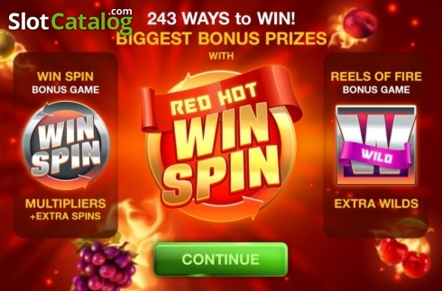 Скрин2. Red Hot Win Spin слот
