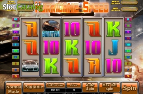 Скрин2. Hurricane Speed слот