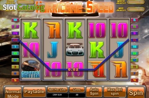 Скрин3. Hurricane Speed слот