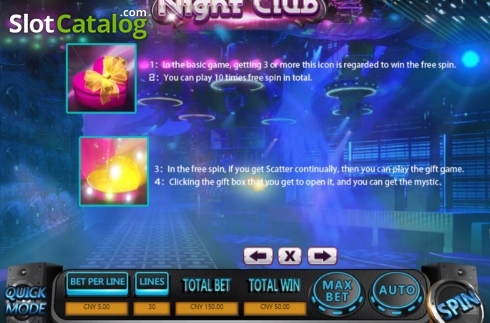 Скрин6. Night Club (Aiwin Games) слот