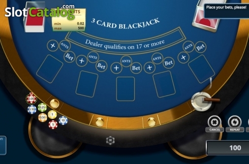 Скрин2. 3 Card Blackjack (Novomatic) слот