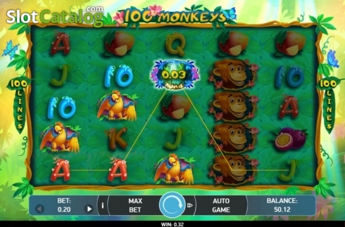 Скрин3. 100 Monkeys слот