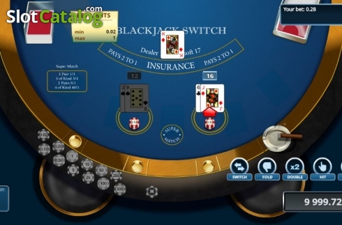 Скрин3. Blackjack Switch (Novomatic) слот