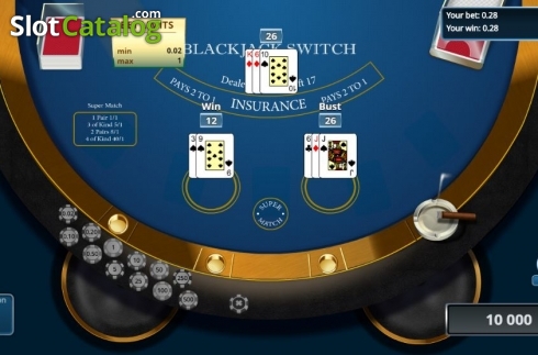 Скрин4. Blackjack Switch (Novomatic) слот