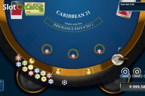Скрин2. Caribbean Blackjack (Novomatic) слот