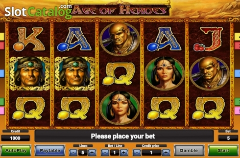 Скрин2. Age Of Heroes Deluxe слот