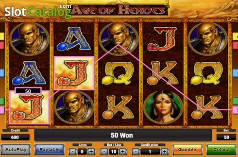 Скрин3. Age Of Heroes Deluxe слот