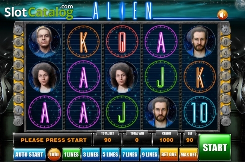 Скрин2. Alien слот