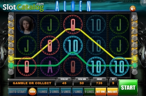 Скрин4. Alien слот