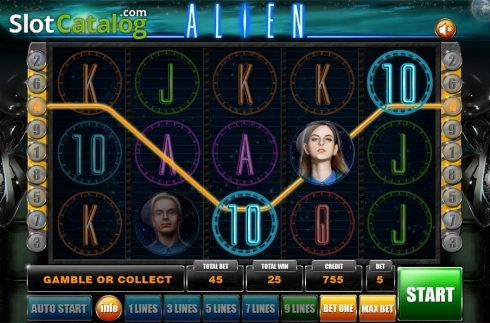 Скрин5. Alien слот