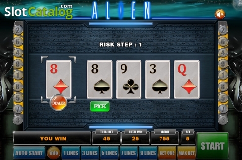 Скрин7. Alien слот