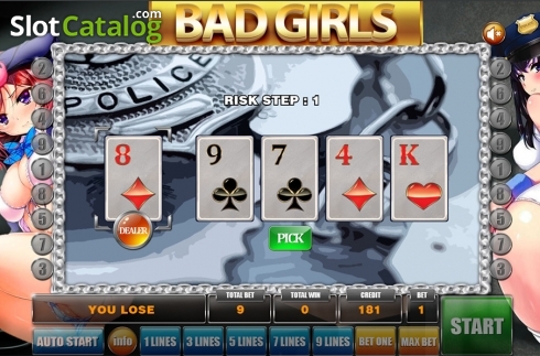 Скрин7. Bad Girls слот