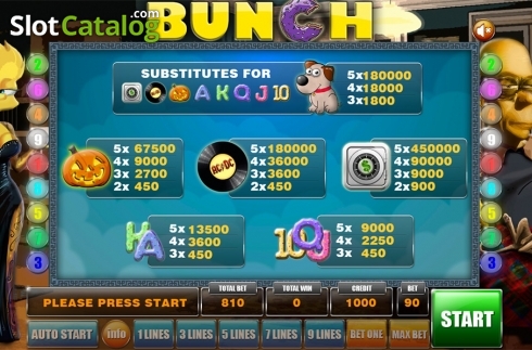 Скрин8. Bunch слот