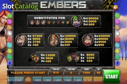 Скрин8. Embers слот